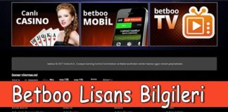 Betboo Lisans Bilgileri