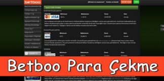 Betboo Para Çekme