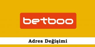 Betboo Adres Değişimi